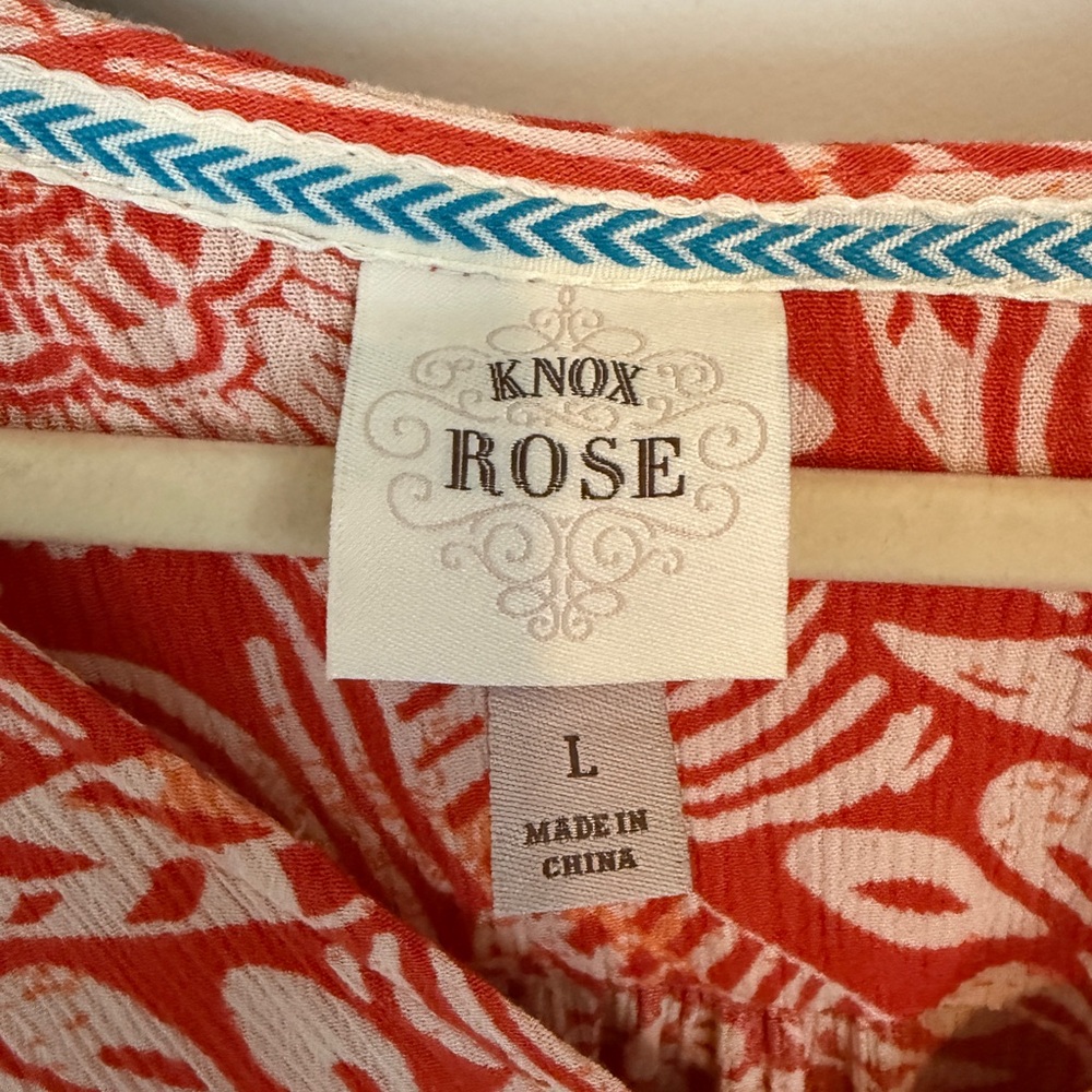 Knox Rose Red and White Floral Maxi Dress - Picture 3 of 3